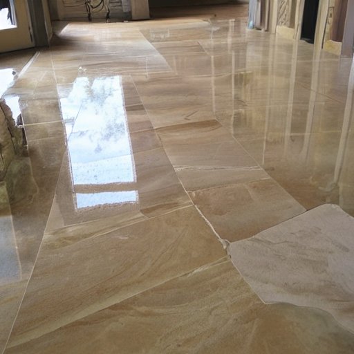 sealing sandstone floor