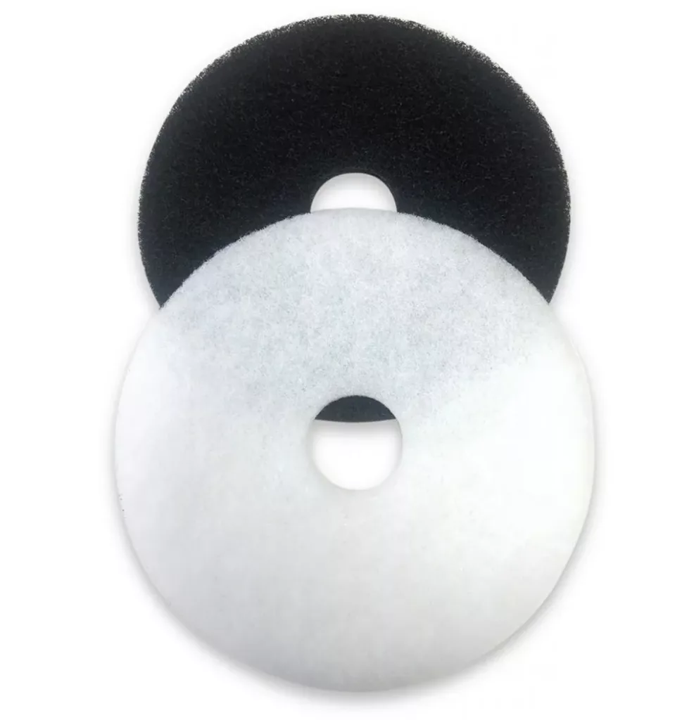 large round scouring pads